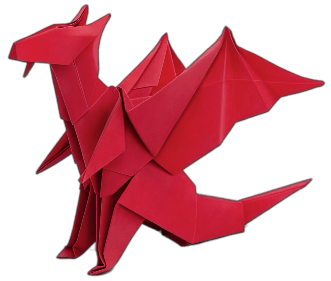 origami of a dragon